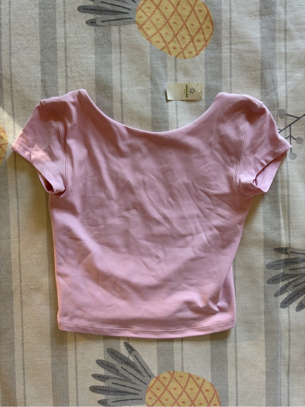 Aerie pink backless top